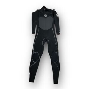 Rip Curl Flashbomb E5 4/3 Women’s Wetsuit Black Size 4 Chest Zip Size Small